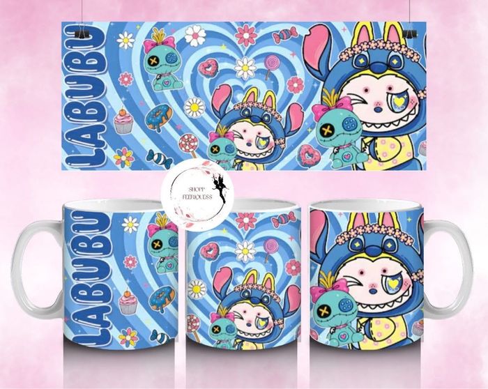 Labubu Stitch - Mug 325ml