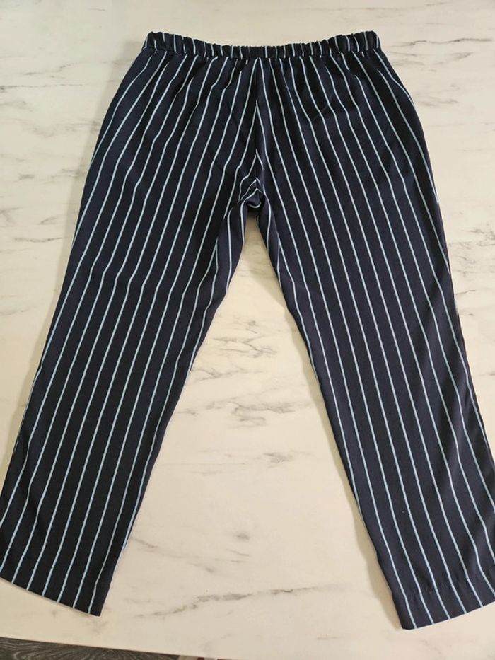 H&M pantalon à lignes taille 44 - photo numéro 6