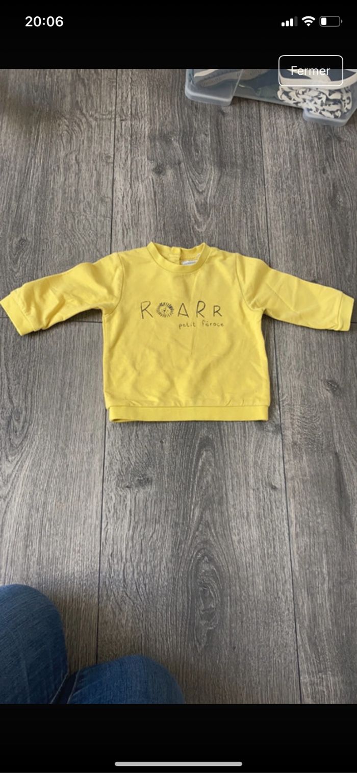 Pull fin Verbaudet taille 9 mois (71 cm)