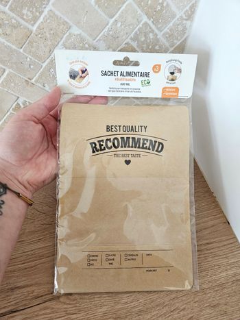Sachets alimentaire