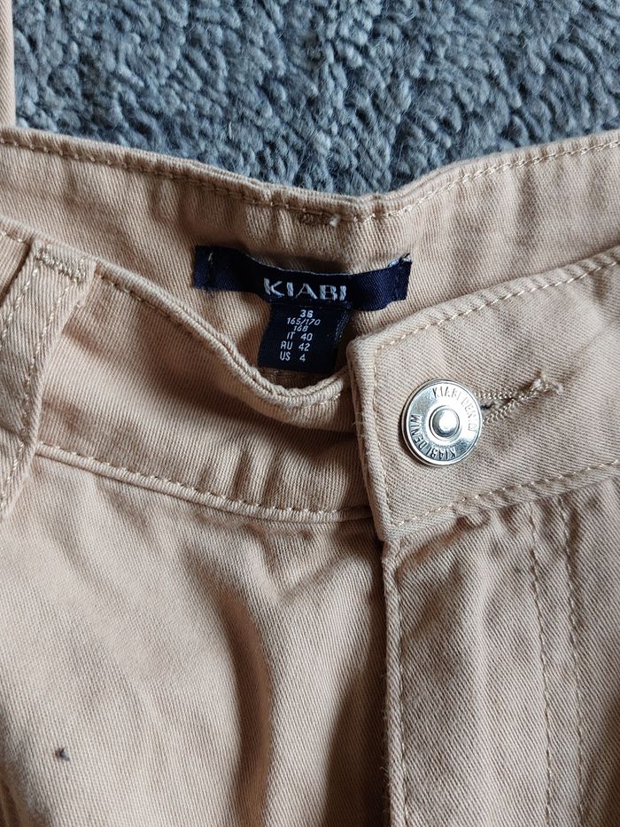 Pantalon beig e kiabi t36 - photo numéro 3