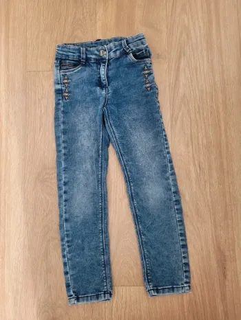 Jean avec détails brodés et sequins Orchestra 5 ans