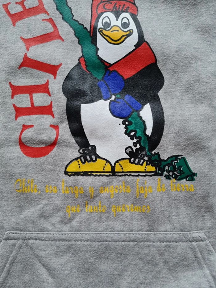 Sweat polo capuche chile chili pingouin - photo numéro 3