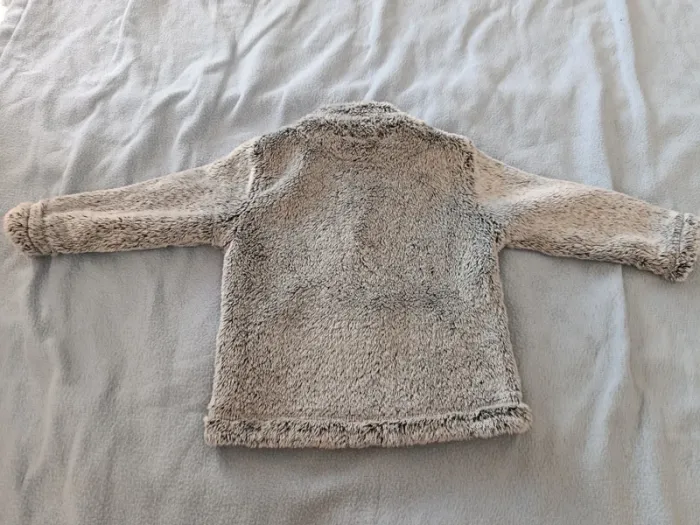 Gilet 74cm absoba gris doux au toucher - photo numéro 7