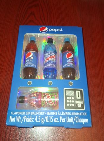 Lot baume lèvres pespsi