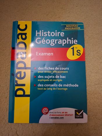 Prépabac Histoire Géographie 1ère