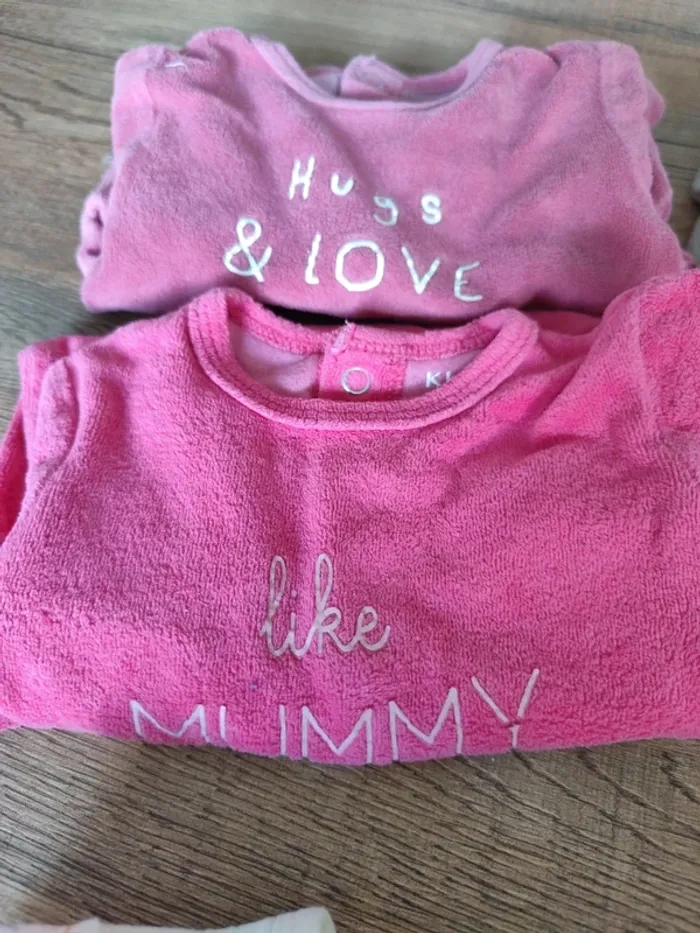 Lot de pyjamas Kiabi 1 mois mixte fille - photo numéro 3