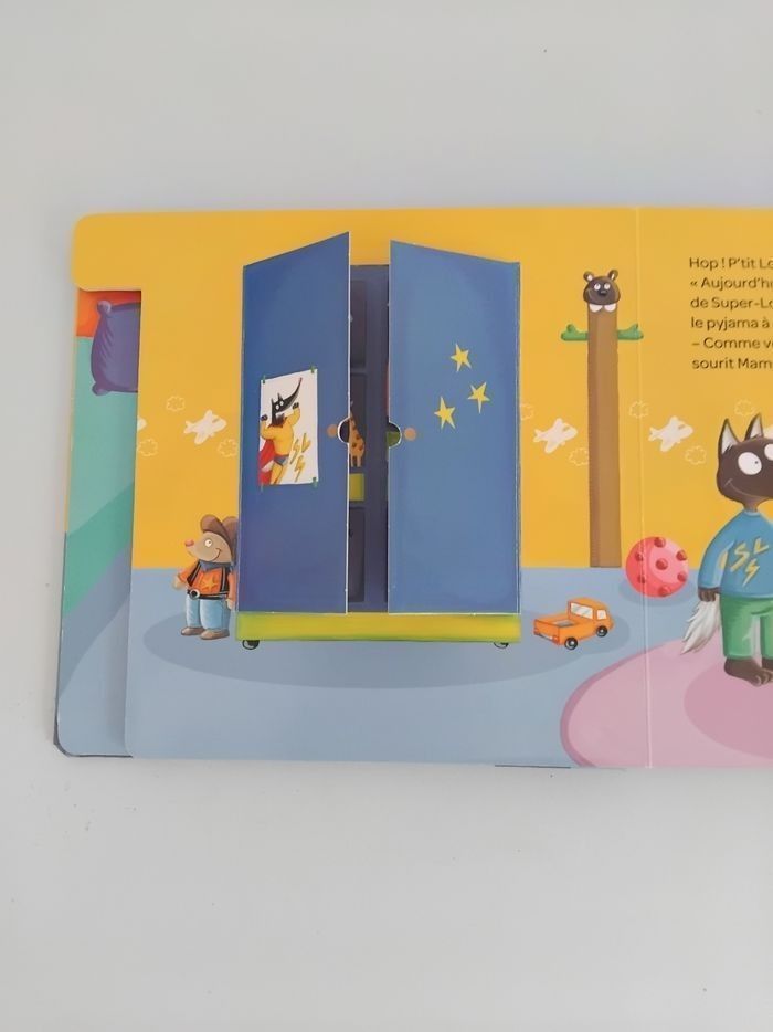 Ptit Loup Au Dodo Livre P'tit Loup à rabats 📚 - photo numéro 3