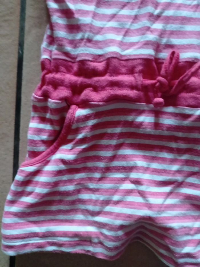 Robe rayée rose - photo numéro 2