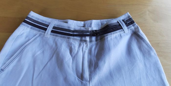 Magnifique pantalon blanc K Woman, taille 38 - photo numéro 3