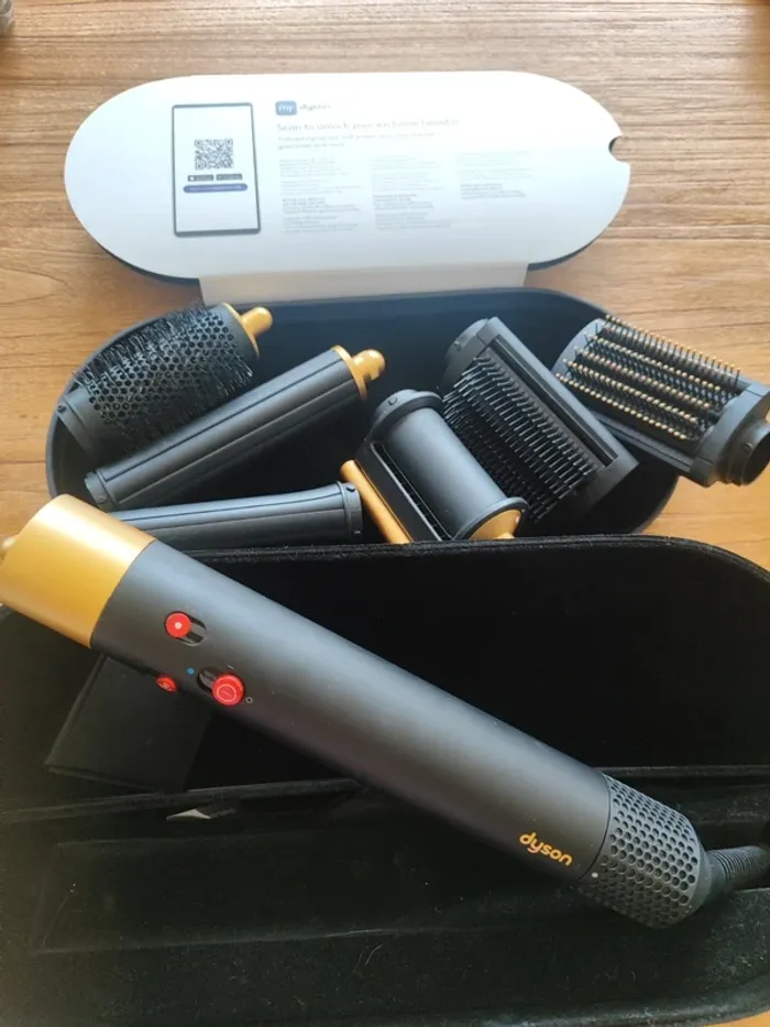 Dyson air wrap long Oxyx Gold édition limitée complet