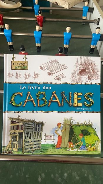 Livre sur les cabanes édition Milan
