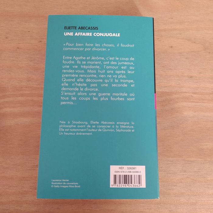 Livre : Une affaire conjugale - photo numéro 2
