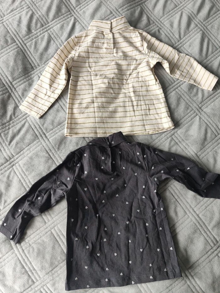 Lot de 2 sous pull tape à l'oeil 12 mois - photo numéro 4