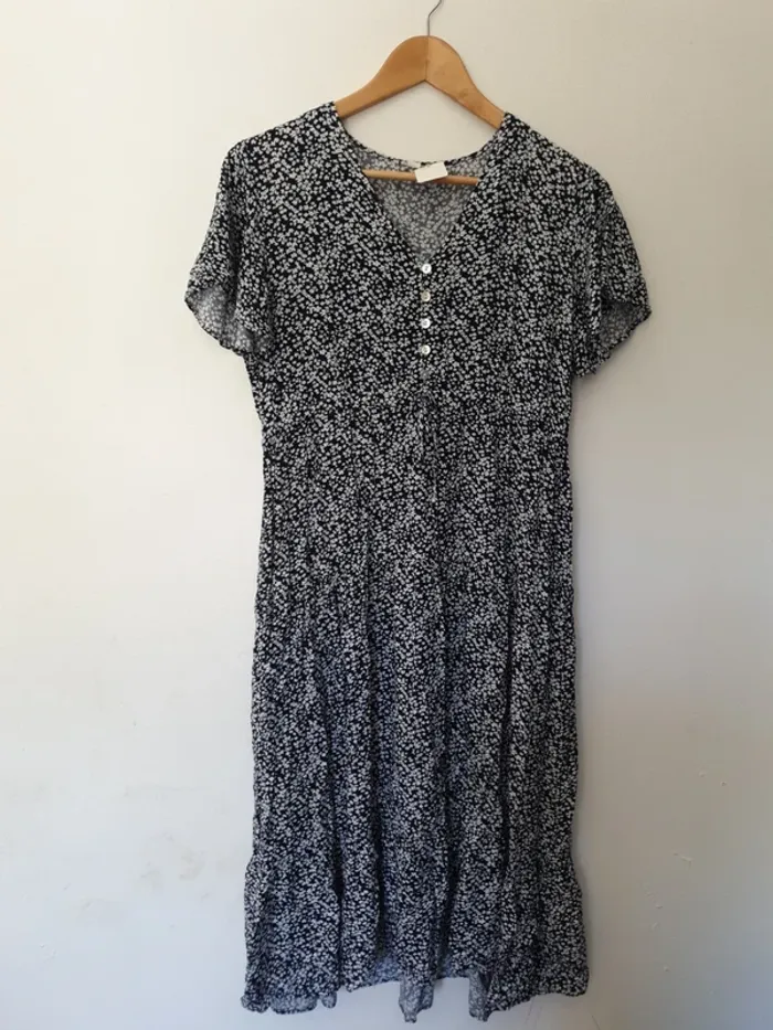 Robe longues petites fleurs A1243