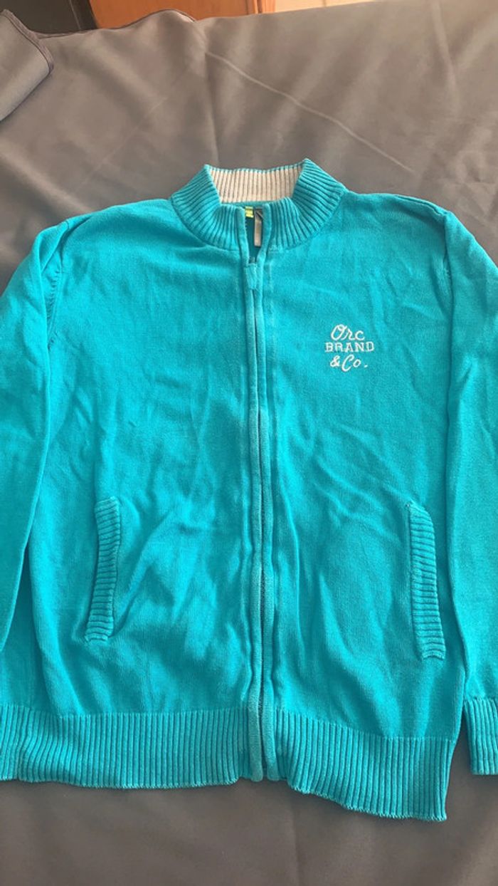 Veste zip bleu garçon 10 ans Orchestra - photo numéro 2