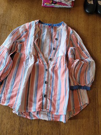 Chemisier manche longue légère 3ans