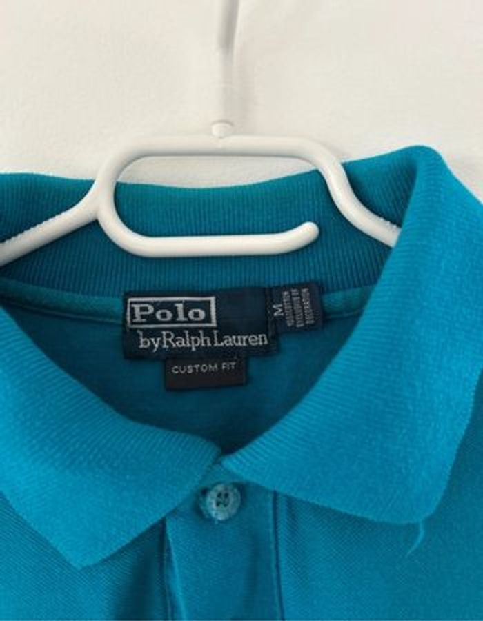 Polo Ralph Lauren Big Pony taille M turquoise - photo numéro 5