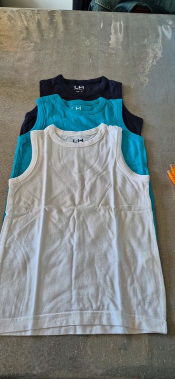 Lot de 3 débardeur la halle 4 ans