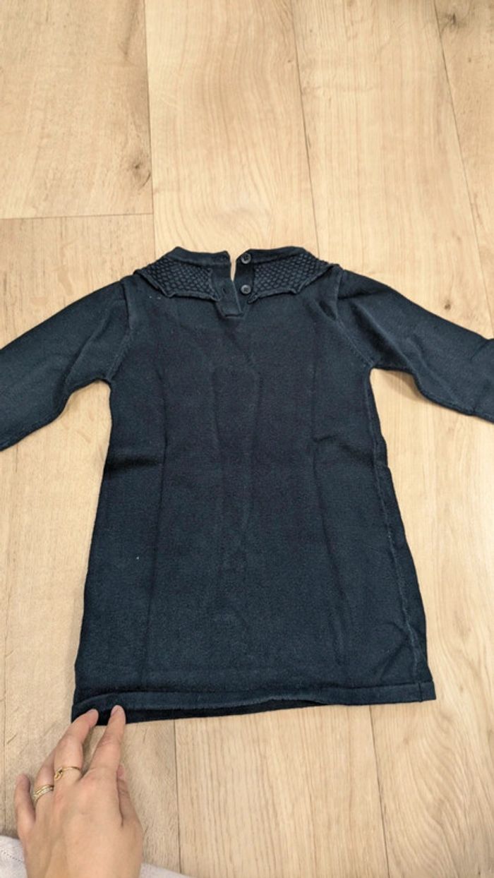 Robe Pull Bleu Marie 12-18 Mois - photo numéro 3