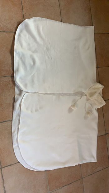 Poncho/cape blanc neuf