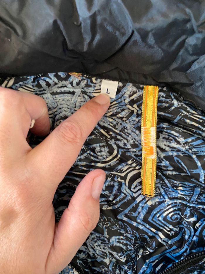 Kway vintage taille L banane mixte imperméable k-way - photo numéro 4