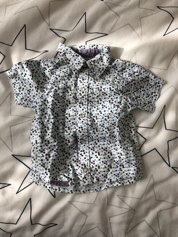 Chemisette à fleurs taille 6 mois tao