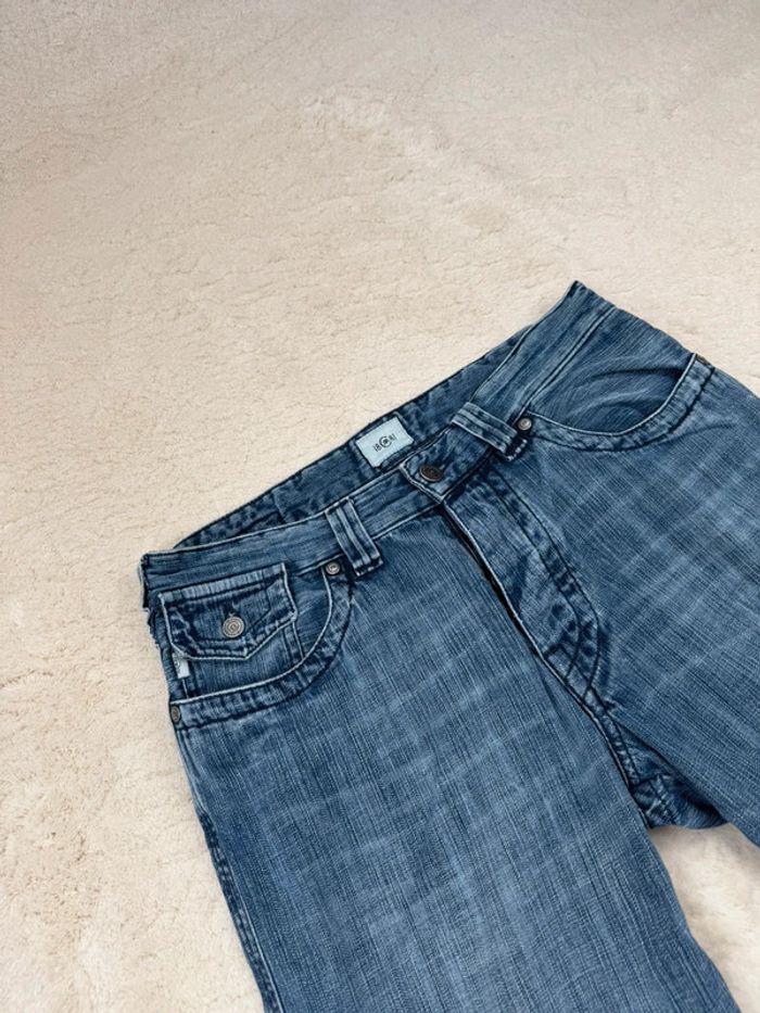 Jeans Coupe Droite vintage Y2k 00’s Bleu Taille 42 - photo numéro 4