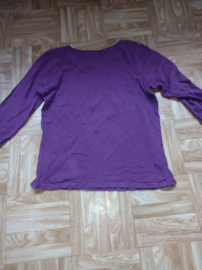 T-shirt manches longues fille Okaïdi taille 12 ans en très bon état - photo numéro 8