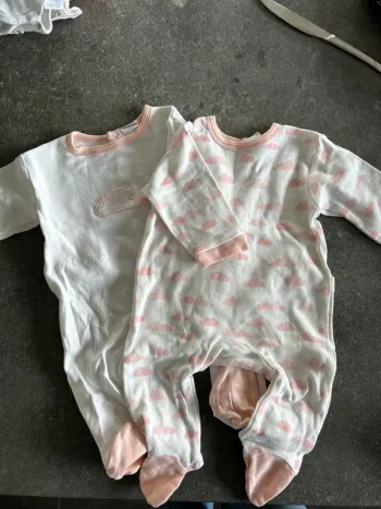 Lot de 2 pyjamas fins manches longues