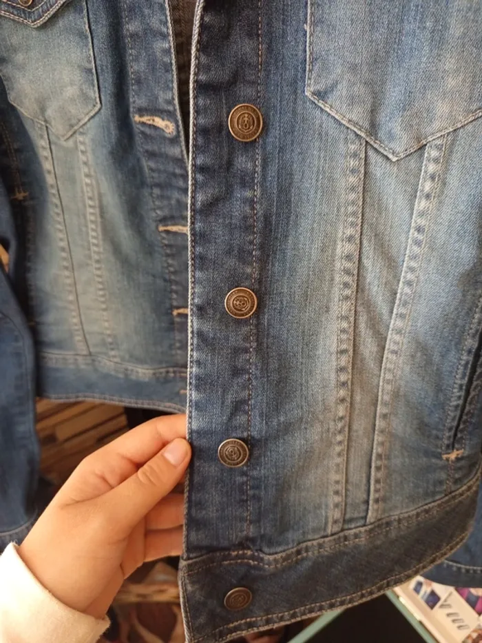 Veste en jean camaïeu t42 - photo numéro 7