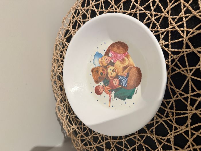 ASSIETTE MELAMINE PLASTOREX // BONNE NUIT LES PETITS - VINTAGE - photo numéro 3