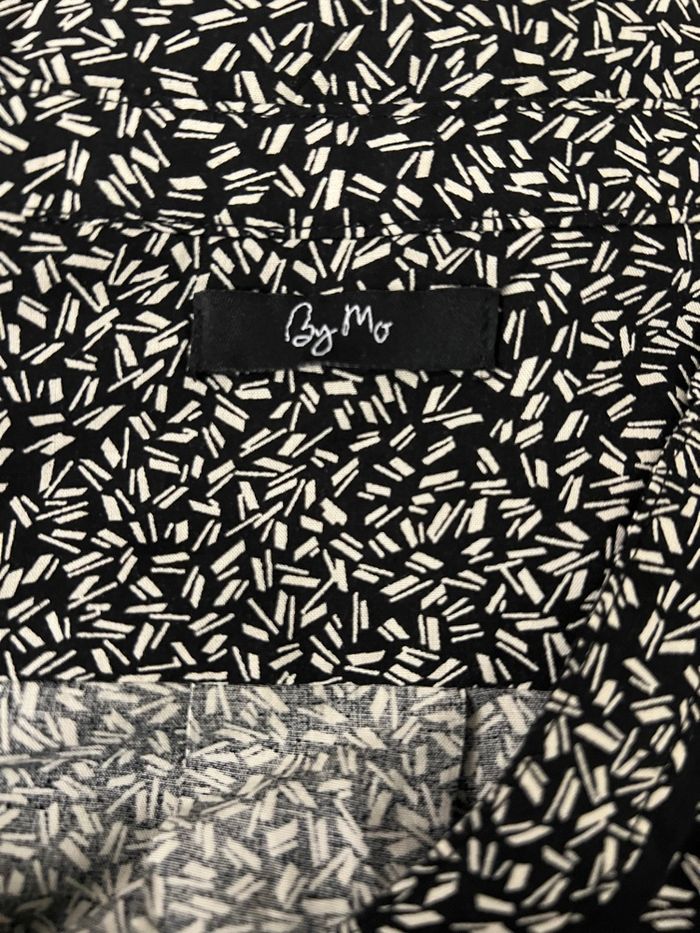 Blouse manches longues noir et blanc By Mo - photo numéro 6