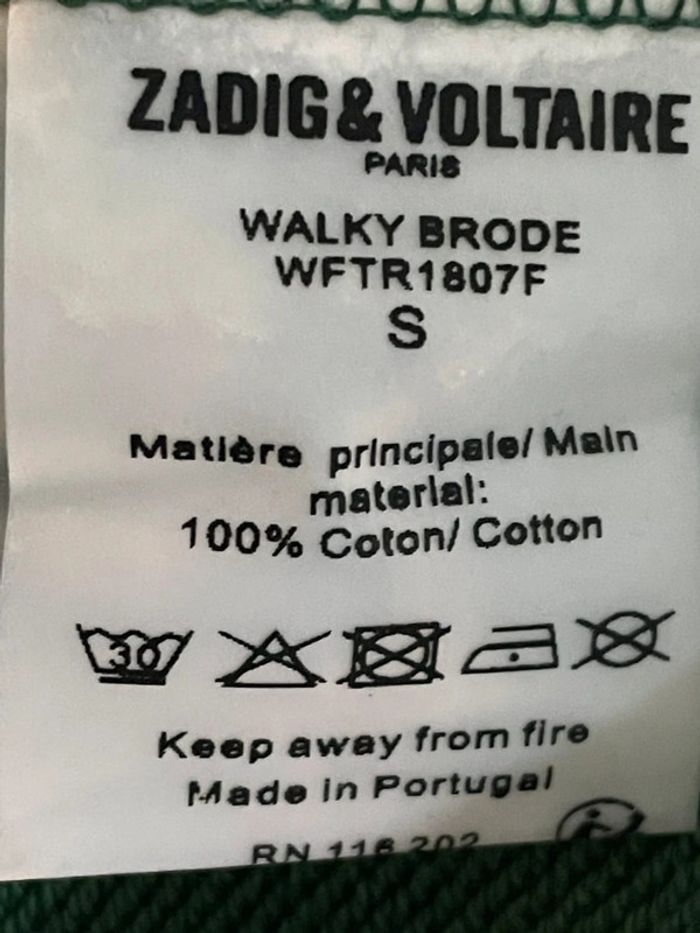 Sweat à capuche stylé Zadig & Voltaire S - photo numéro 5