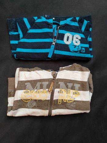 Lot de 2 sweat a capuche