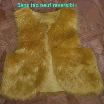 Gilet reversible 5ans tape a loeil