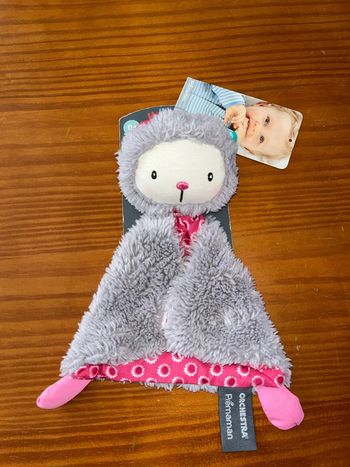 Doudou chat 🐈 rose et gris Orchestra Premaman