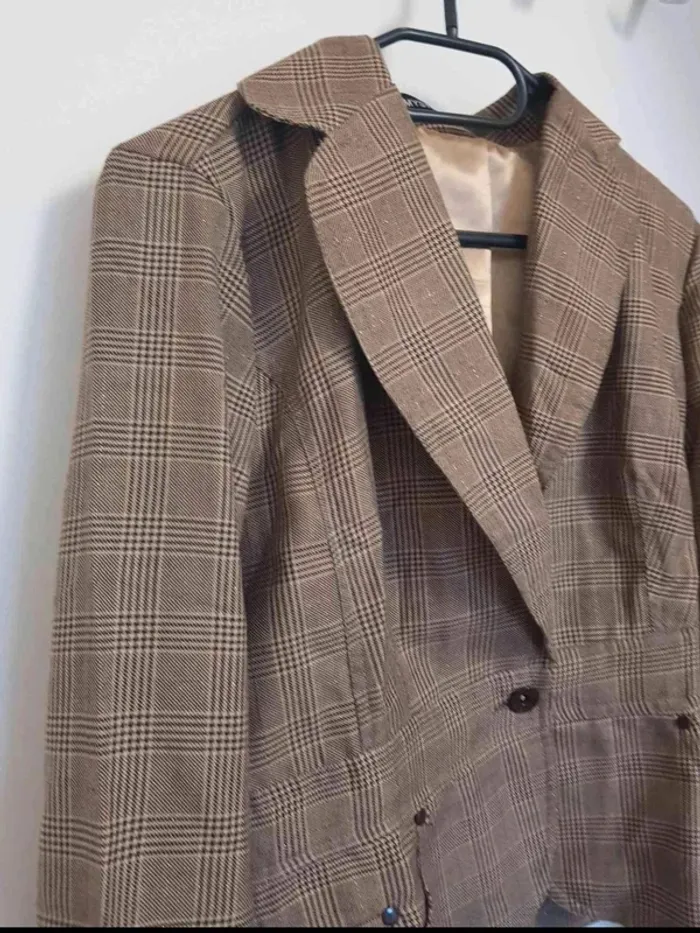 Blazer  dorée  taille  38 - photo numéro 2