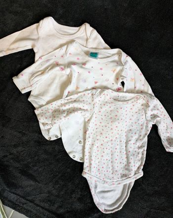 Lot 3 bodies manches longues