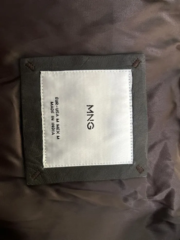 Veste en cuir mango MNG - photo numéro 8