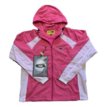 Veste Corteiz rose & blanc 