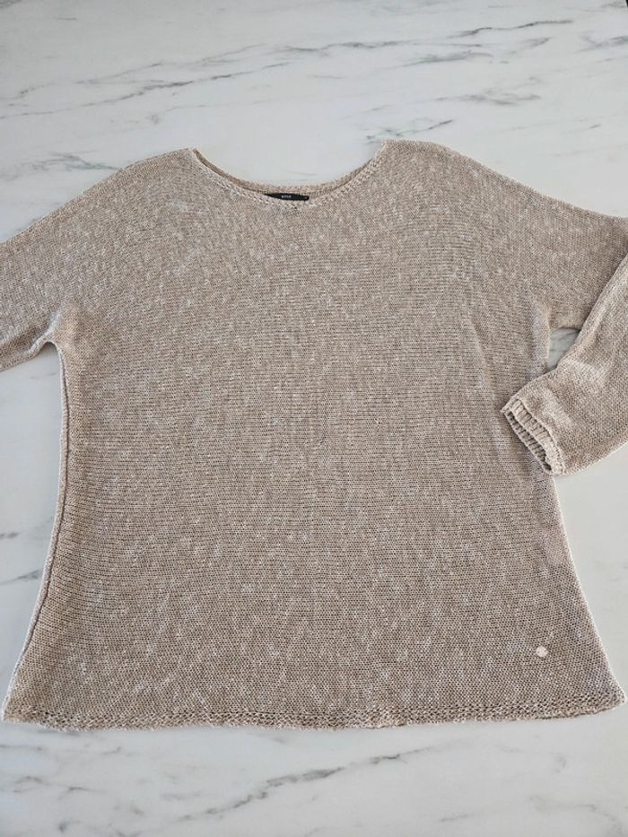 Brax pull beige/ doré taille 46 - photo numéro 8
