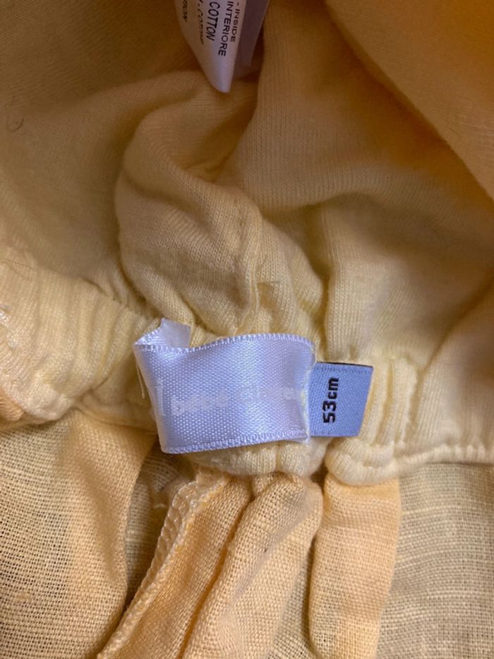 Lot chapeau bon soleil vêtement bébé fille 53 cms - photo numéro 2