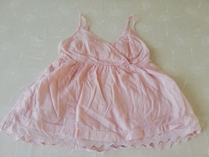 Débardeur à bretelles rose la redoute 10 ans