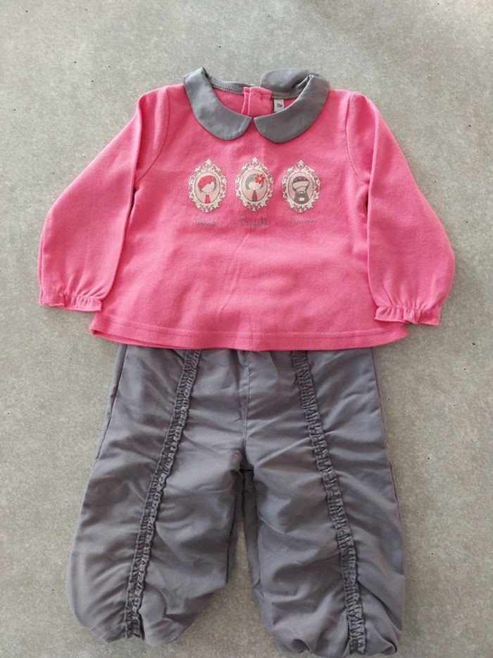 Ensemble rose et gris - photo numéro 1
