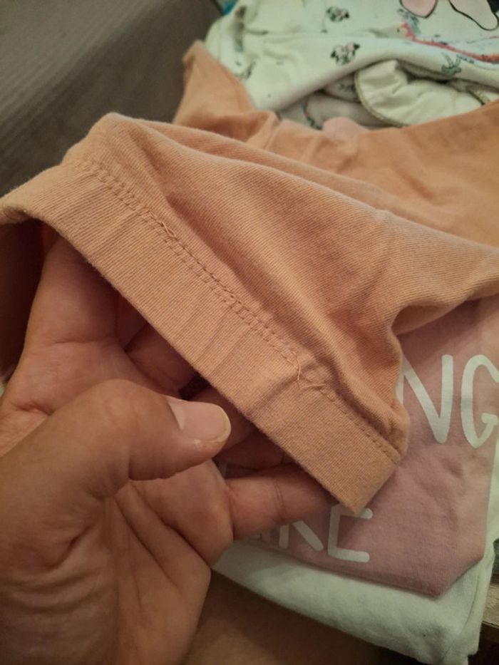 Pantalon vieux rose kiabi 6 mois - photo numéro 2