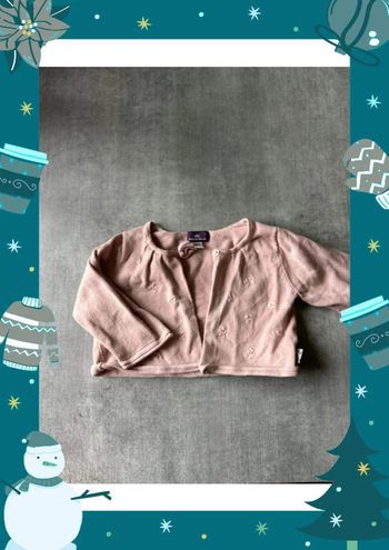 Gilet rose sergent major taille 9 mois 71 cm