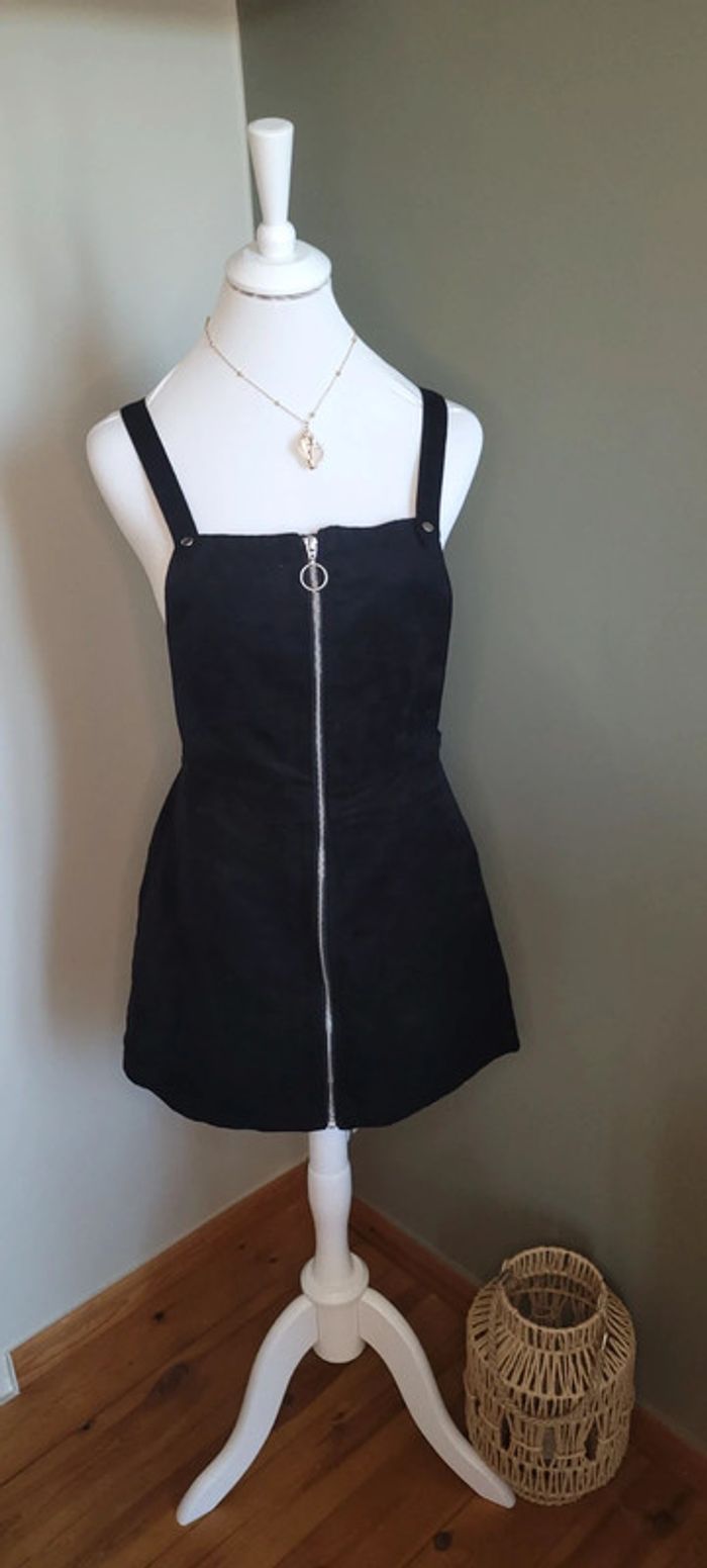 Jolie robe zippée bretelles ajustables Taille M