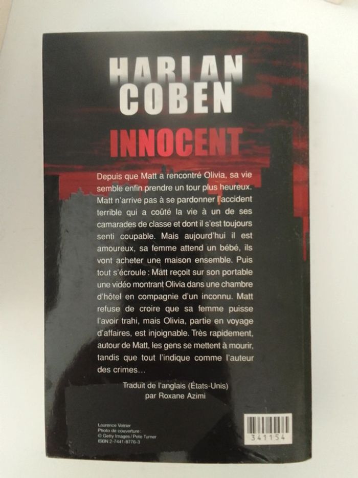 Harlan Coben - Innocent - photo numéro 2