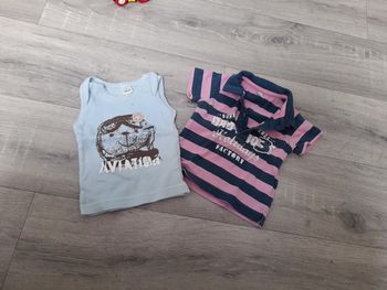 Lot de 2 tee shirts 3 mois